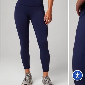 Fabletics Navy Performance High-Rise Leggings